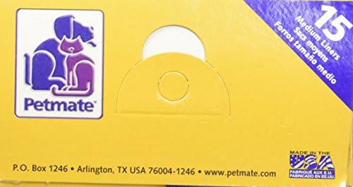 Petmate Litter Pan Liners 15Ct Medium
